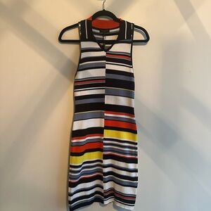 Rag & Bone Mason Striped Sleeveless Knit Dress, Size Small